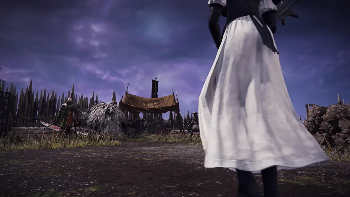Undertaker, the white-garbed nightfarer, in combat — official character trailer footage (Bandai Namco)